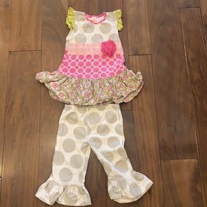Giggle moon two piece size 6X outfit